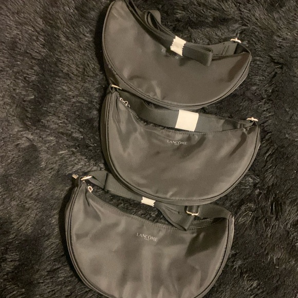 NEW Lancôme Black Bag Set Of 3 - Picture 1 of 4